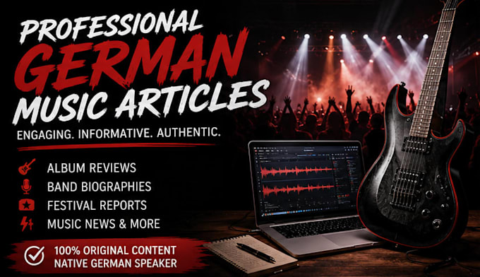 write professional german articles and blog posts