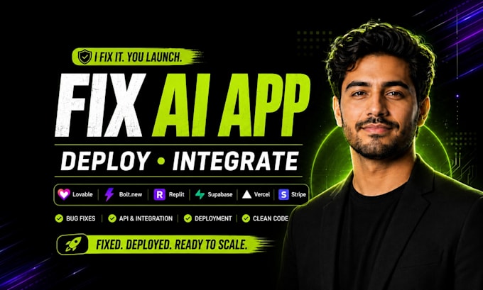 fix deploy lovable bolt replit supabase ai app or website