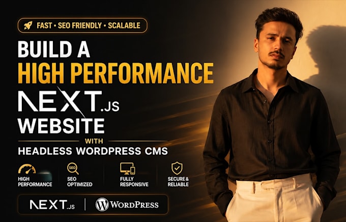 build a high performance next js website with headless wordpress cms