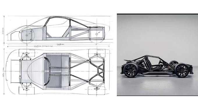 design a professional chassis frames and structural with weld drawing