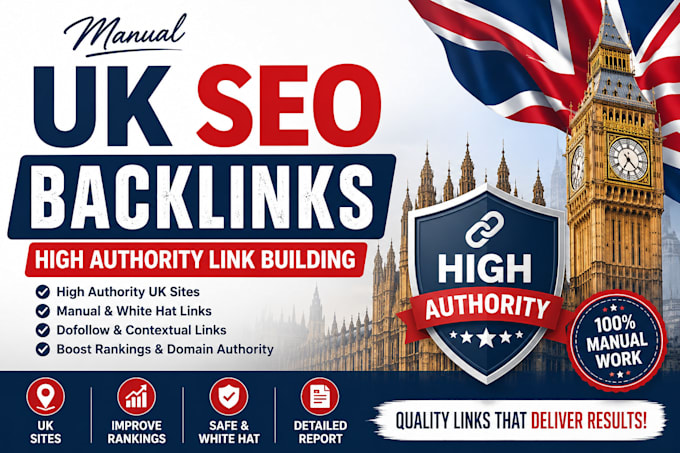 build manual UK SEO backlink with high authority link building
