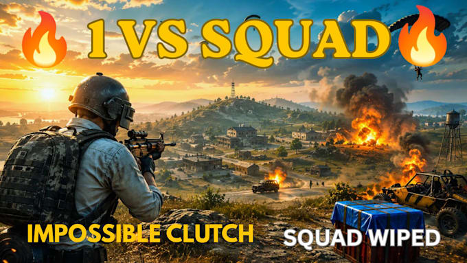 design high CTR pubg free fire gaming thumbnails