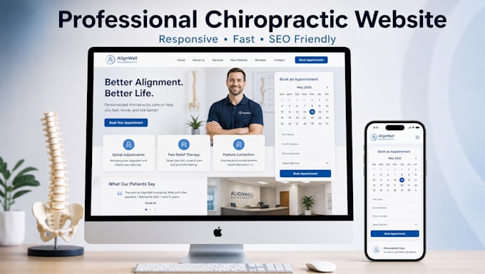 build chiropractor wordpress website