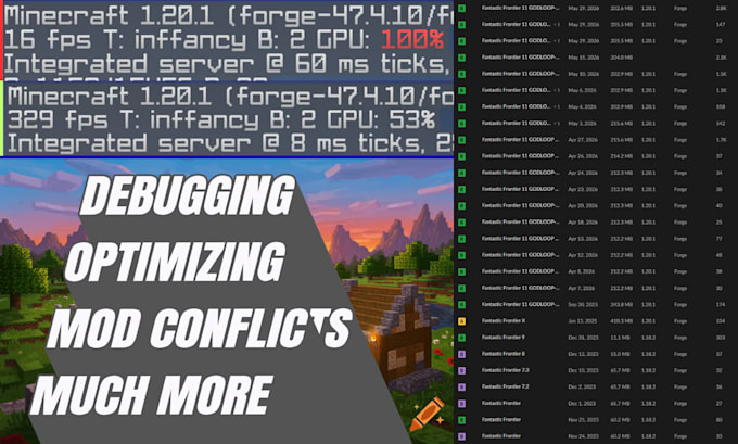 fix your minecraft forge modpack crashes and errors