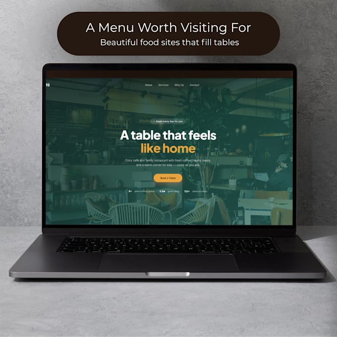create a modern responsive HTML landing page