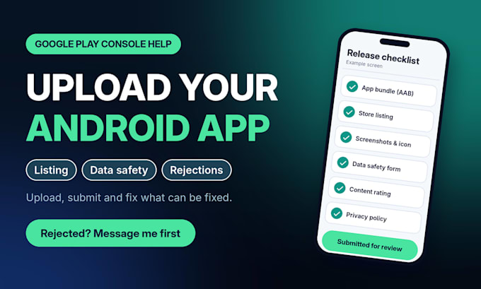 upload and submit your android app to google play store