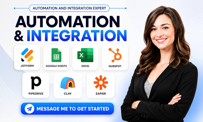 integrate jotform google sheets excel hubspot pipedrive clay zapier integration