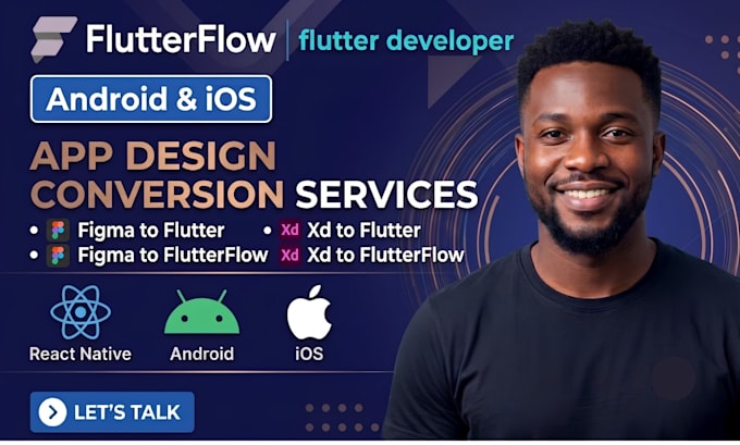 design a figma to flutter conversion, xd to flutter, figma to flutterflow code