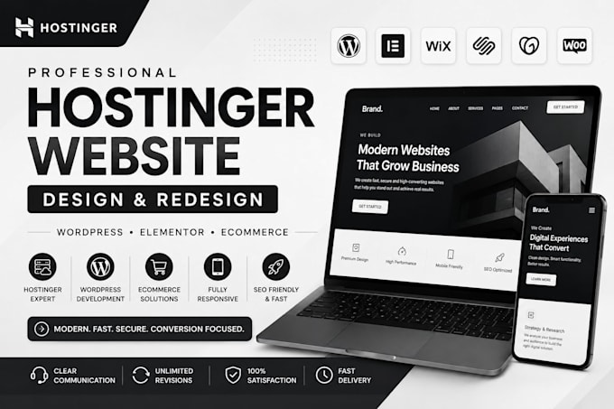 hostinger website design, horizon error fixing, hostinger wordpress website