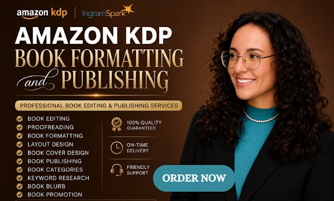 do KDP book formatting, book editing book publishing for amazon KDP, ingramspark