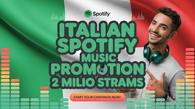 do organic italian spotify music promotion