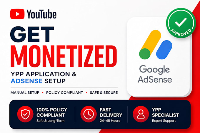 apply your channel for youtube monetization with adsense
