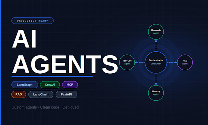 develop complex multi agent ai systems using langchain and crewai