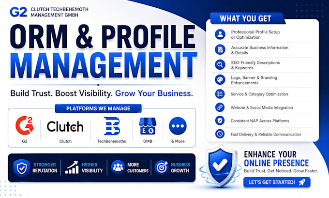 do g2 clutch techbehemoth management gmb orm profile online reputation