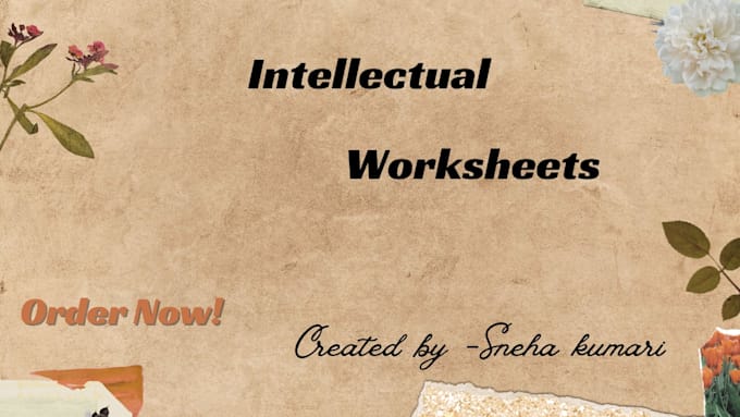 design educational worksheets for students