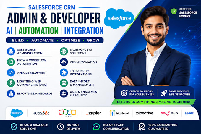 provide salesforce CRM ai, salesforce admin, salesforce developer, apex lwc CRM