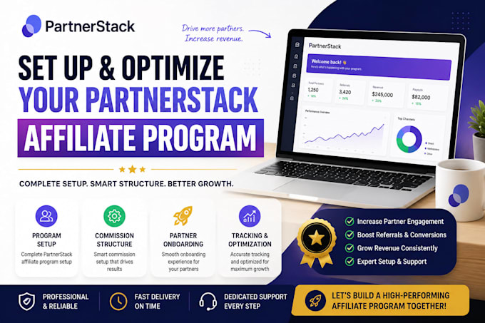set up and optimize your partnerstack affiliate program