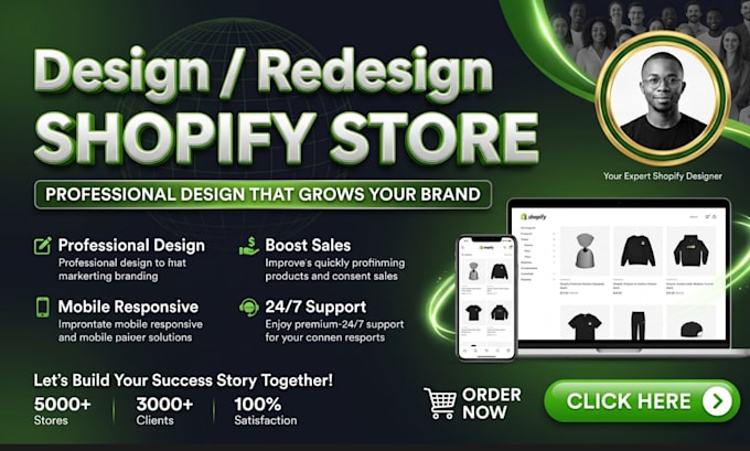 do shopify store design, shopify cro audit, shopify homepage design expert