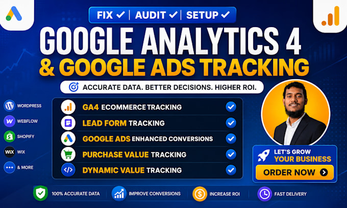 setup google ads conversion, dynamic remarketing, server side tracking via GTM