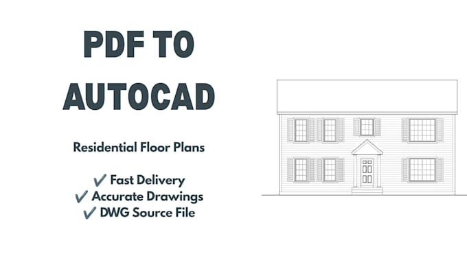 redraw your floor plan in autocad