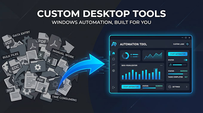 automate your repetitive windows task with a custom desktop app