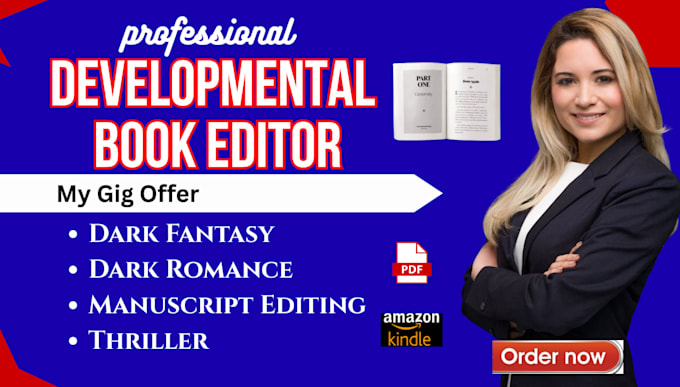 do dark fantasy book editing, developmental editor, dark romance book, thriller