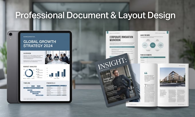 design business proposal and educational textbook workbook indesign layout