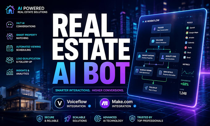 develop custom voiceflow ai agent and chatbot for lead generation