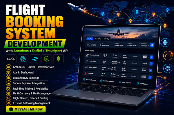 build a flight booking website with amadeus and duffel api integration