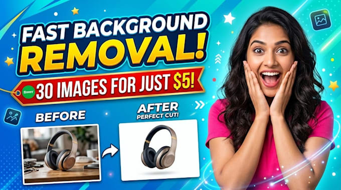 professional image background removal and cutout