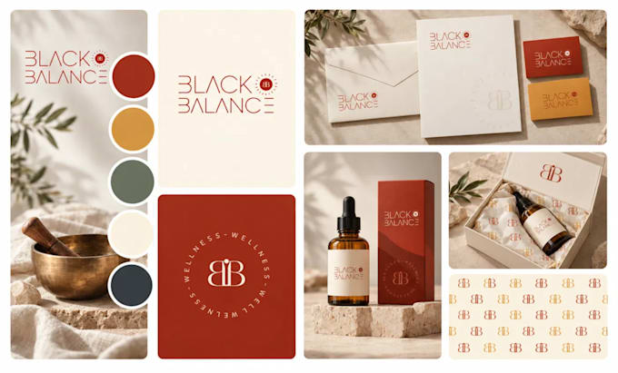 luxury brand identity and branding kit for beauty wellness brands
