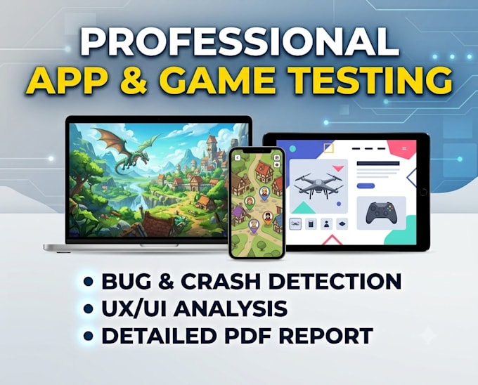 test and review your game, website, or app