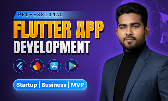 develop flutter app with firebase backend