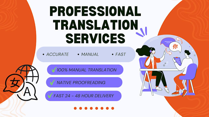 be your professional multi language translator