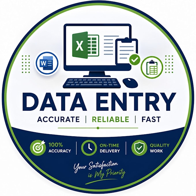 do copy paste tasks and accurate data entry