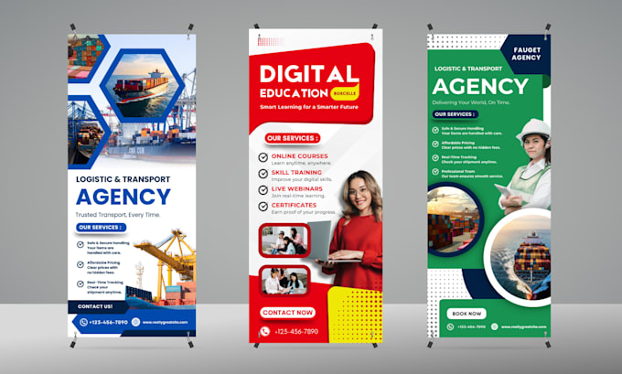 do signage, roll up banner, retractable banner or standee