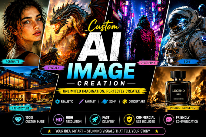 create stunning hd ai generated images for any purpose