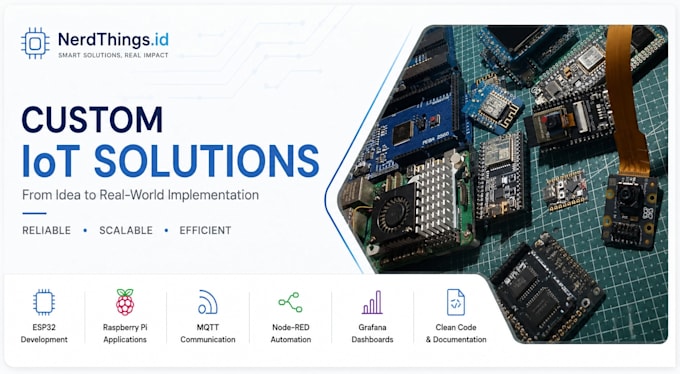 develop custom iot projects with mqtt and cloud dashboard