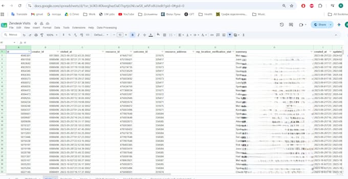 pull data from rest API into google sheets
