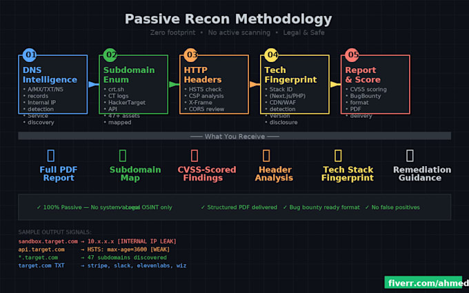 finde bugs passive security recon