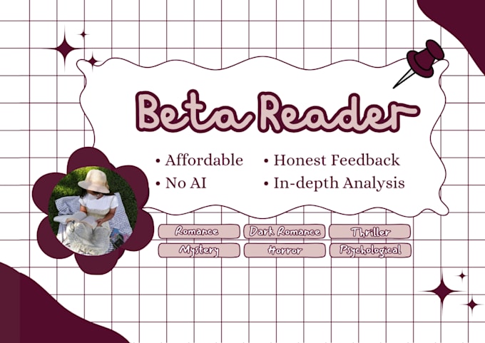 beta read and giving feedback on your novel