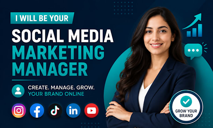 be your professional social media marketing manager and content creator