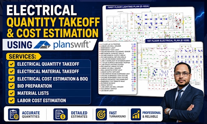 do electrical estimation quantity takeoff and pricing