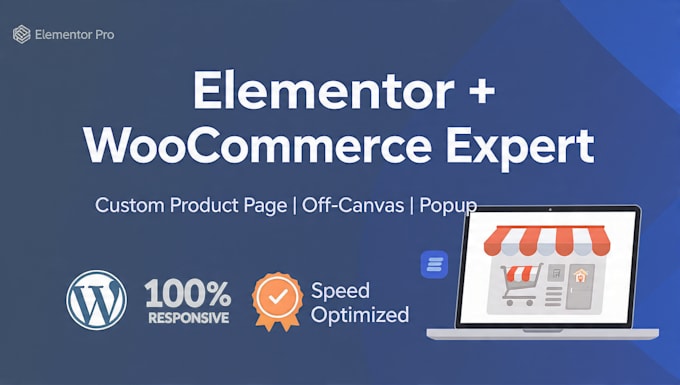 design elementor pro woocommerce store with custom product page
