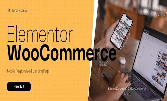 do elementor   woocommerce  redesign  bug fix  landing page speed opt
