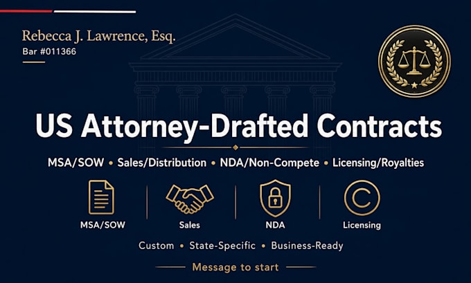 draft your master service agreement, sow, and consulting contracts