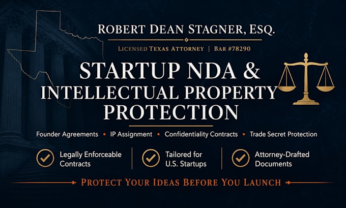 draft startup nda and trade secret protection agreements