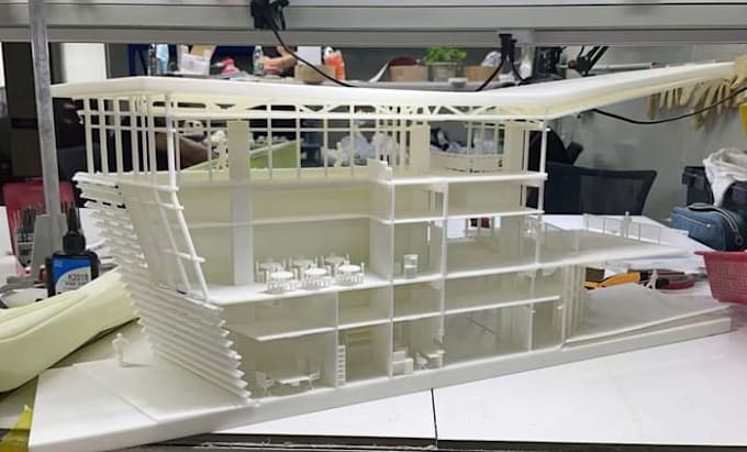 3d print and ship a custom architectural scale model