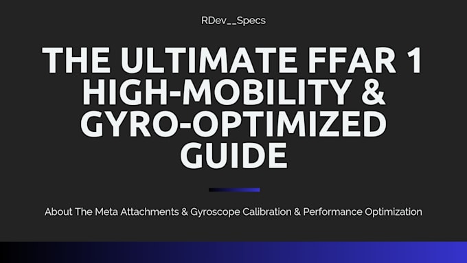 write a competitive gaming guide and optimization manual