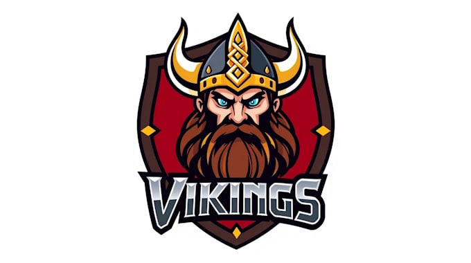 create unique viking logo with new creative concepts